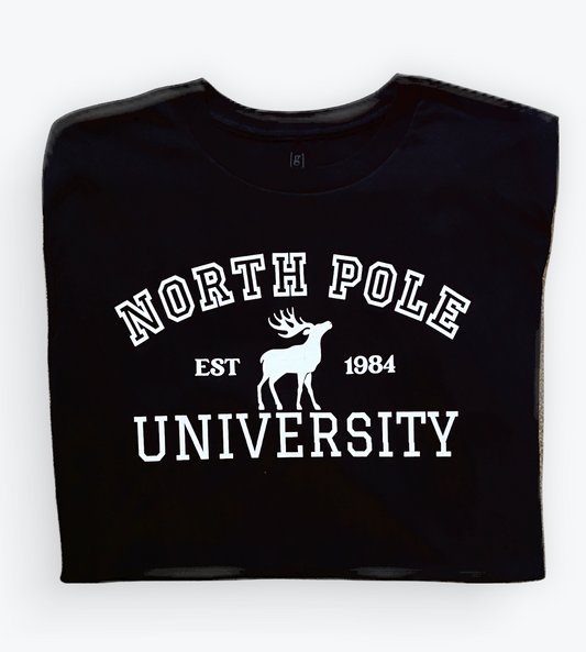 Short Sleeve North Pole University T-Shirt